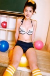 bikini_top cleavage kneesocks ponytail shorts swimsuit togashi_azusa rating:Safe score:0 user:nil!