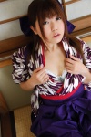 bra cleavage cosplay hakama kimono maiko open_clothes original seifuku_zukan_4 rating:Safe score:1 user:nil!