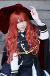 cape cosplay dress harumiya_yun jacket original red_hair witch_hat rating:Safe score:0 user:nil!