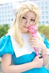 blonde_hair cosplay glasses looking_over_glasses momoneko_haru shirayuri_hime zone-00 rating:Safe score:0 user:darkgray