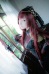 bodysuit bra cosplay fate/grand_order hairband purple_hair saku scathach_(fate/grand_order) shadow_queen rating:Safe score:0 user:nil!