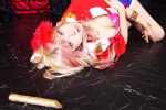 bustier cleavage cosplay lingerie macross macross_frontier microphone multi-colored_hair sachi_budou shawl sheryl_nome shorts rating:Safe score:0 user:nil!