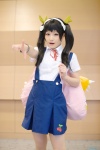 backpack bakemonogatari blouse cosplay ema hachikuji_mayoi hairband hairbows jumper school_uniform twintails rating:Safe score:0 user:nil!