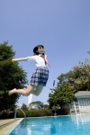 blouse koike_rina pleated_skirt pool school_uniform skirt tie ys_web_352 rating:Safe score:1 user:nil!