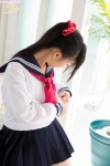izumi_hiyori pleated_skirt ponytail sailor_uniform school_uniform shirt skirt undressing rating:Safe score:2 user:zopo