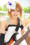 cosplay dress guitar hairbow hirasawa_yui kipi k-on! rating:Safe score:1 user:nil!