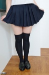 4k-star_279 black_legwear ishikawa_yuumi pleated_skirt sailor_uniform school_uniform skirt skirt_lift thighhighs zettai_ryouiki rating:Safe score:2 user:nil!