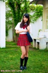 blouse bookbag kneesocks pleated_skirt school_uniform shirasaki_honoka skirt rating:Safe score:1 user:nil!