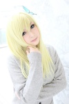 blonde_hair blue_eyes boku_wa_tomodachi_ga_sukunai cardigan cosplay kashiwazaki_sena malon rating:Safe score:0 user:pixymisa