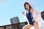kana_yuuki one-piece_swimsuit raincoat swimsuit umbrella rating:Safe score:1 user:nil!