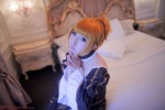 beatrice bed braid choker cosplay gown orange_hair saku umineko_no_naku_koro_ni rating:Safe score:0 user:nil!