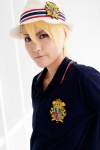 blonde_hair cosplay hat masamune polo_shirt sho_kurusu uta_no_prince-sama rating:Safe score:0 user:pixymisa
