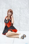 aikatsu! cosplay dress garter pantyhose sheer_legwear shibuki_ran vest yui_(ii) rating:Safe score:0 user:nil!