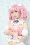 aikatsu! amahane_madoka armbands cosplay nachi pink_hair shorts sleeveless_blouse twintails rating:Questionable score:1 user:nil!