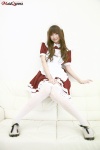 apron dress fishnet_stockings hairband maid maid_uniform sasaki_airi thighhighs zettai_ryouiki rating:Safe score:0 user:nil!