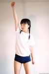 buruma dgc_0504 gym_uniform moriyama_kana shorts tshirt twin_braids rating:Safe score:1 user:nil!