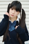 blouse cardigan cosplay miyabi original school_uniform twintails rating:Safe score:0 user:nil!