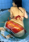 ass bathtub bikini hito hoshino_aki side-tie_bikini swimsuit wet rating:Safe score:4 user:nil!