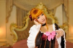 beatrice braid choker cosplay gown orange_hair saku umineko_no_naku_koro_ni rating:Safe score:0 user:nil!