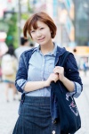 blouse denim_skirt jacket shoulder_bag takanashi_maui rating:Safe score:0 user:pixymisa