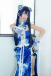 blue_hair boots cosplay double_bun fingerless_gloves gloves hello!_aki_love_live!_participation itsuki_akira love_live!_school_idol_project skirt sonoda_umi tubetop rating:Safe score:0 user:nil!