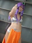 bikini cosplay dragon_quest dragon_quest_iv meena pantyhose purple_hair swimsuit tachibana_ren tiara rating:Safe score:1 user:nil!