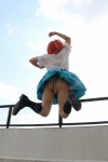 ass blouse cosplay higurashi_ran kneesocks love_live!_school_idol_project m_vol.1 nishikino_maki panties pleated_skirt red_hair school_uniform skirt thong rating:Safe score:4 user:nil!