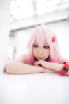 cosplay dress guilty_crown hair_clip miiko pink_hair ribbons twintails wristband yuzuriha_inori rating:Safe score:1 user:Kryzz