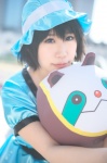 cosplay dress hat saki shiina_mayuri steins;gate stuffed_animal rating:Safe score:0 user:nil!