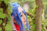 blue_hair buyara cosplay hair_ribbons headband jumper klan_klein macross macross_frontier military_uniform twintails rating:Safe score:0 user:nil!