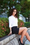 blouse dgc_0879 glasses miniskirt skirt thighhighs yashiro_minase rating:Safe score:2 user:nil!