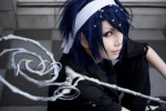 blue_hair cosplay headband hotsuma houtou_singi yura_furube rating:Safe score:3 user:Log