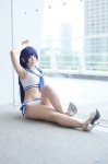 bikini blue_hair cosplay love_live!_school_idol_project side-tie_bikini sonoda_umi swimsuit yuzuki_aya_(ii) rating:Safe score:1 user:nil!