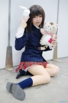 blazer blouse cat_bag cosplay hairbow ootori_naru oretachi_ni_tsubasa_wa_nai pleated_skirt saeki_sae school_uniform side_ponytail skirt socks tie rating:Safe score:2 user:nil!