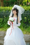 choker code_geass cosplay elbow_gloves genderswap gloves hazuki_kasei lelouch_lamperouge tiara veil wedding_gown rating:Safe score:1 user:nil!