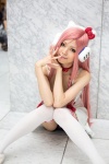 aida_yukiko choker cosplay dress headphones hello_kitty nekomura_iroha pink_hair thighhighs tubetop vocaloid zettai_ryouiki rating:Safe score:1 user:pixymisa