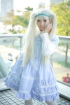 blonde_hair blouse cosplay hairband jumper kuon original thighhighs twintails rating:Safe score:0 user:nil!