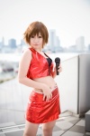 cosplay default_costume meiko microphone midriff miniskirt naito skirt tank_top vest vocaloid rating:Safe score:1 user:nil!