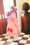 amatsuka_miyu cosplay dress hat patchouli_knowledge purple_hair robe thighhighs touhou rating:Safe score:0 user:nil!