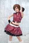 boots choker cosplay fingerless_gloves gloves kooki meiko miniskirt skirt vest vocaloid rating:Safe score:1 user:pixymisa