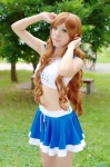 cosplay croptop endless pantyhose pleated_skirt race_queen shion_akira skirt rating:Safe score:0 user:nil!