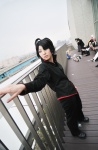ahoge araragi_koyomi bakemonogatari blazer cosplay school_uniform trousers urushi_jun rating:Safe score:1 user:nil!