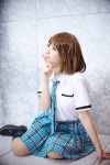 cosplay hidaka_ai idolmaster merino_moko school_uniform rating:Safe score:2 user:xkaras