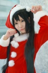 cosplay k-on! nakano_azusa nana_(iv) santa_costume stocking_cap twintails rating:Safe score:0 user:pixymisa