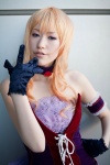 aoi_yuma blonde_hair choker corset cosplay garter gloves macross macross_frontier miniskirt sheryl_nome skirt rating:Safe score:0 user:nil!