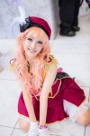 beret cosplay dress gloves harusaki macross macross_frontier multi-colored_hair petticoat sheryl_nome vest rating:Safe score:1 user:pixymisa