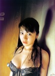 chemise cleavage in_bedroom isoyama_sayaka lingerie see-through wet rating:Safe score:0 user:nil!