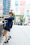 blouse denim_skirt jacket pantyhose sheer_legwear shoulder_bag takanashi_maui rating:Safe score:1 user:pixymisa