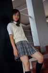 blouse hagiwara_mai hello_project_digital_books_70 kneesocks pleated_skirt school_uniform skirt sweater_vest rating:Safe score:0 user:nil!