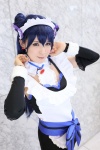 apron bow caramel_eyes collar cosplay detached_sleeves dress hairband kyou love_live!_school_idol_project purple_hair sonoda_umi twintails wristband rating:Safe score:1 user:pixymisa
